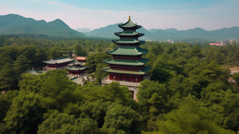 少林寺古代建筑户外美景背景图,高清,摄影图,摄影图片,图片大全,摄影图免费下载